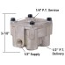 R-12 Relay Valve Vertical Delivery Ports - Trailer